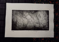 The Hunt Continues Line Etch intaglio print